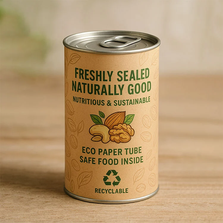 Aluminum Foil Lined Paper Canister